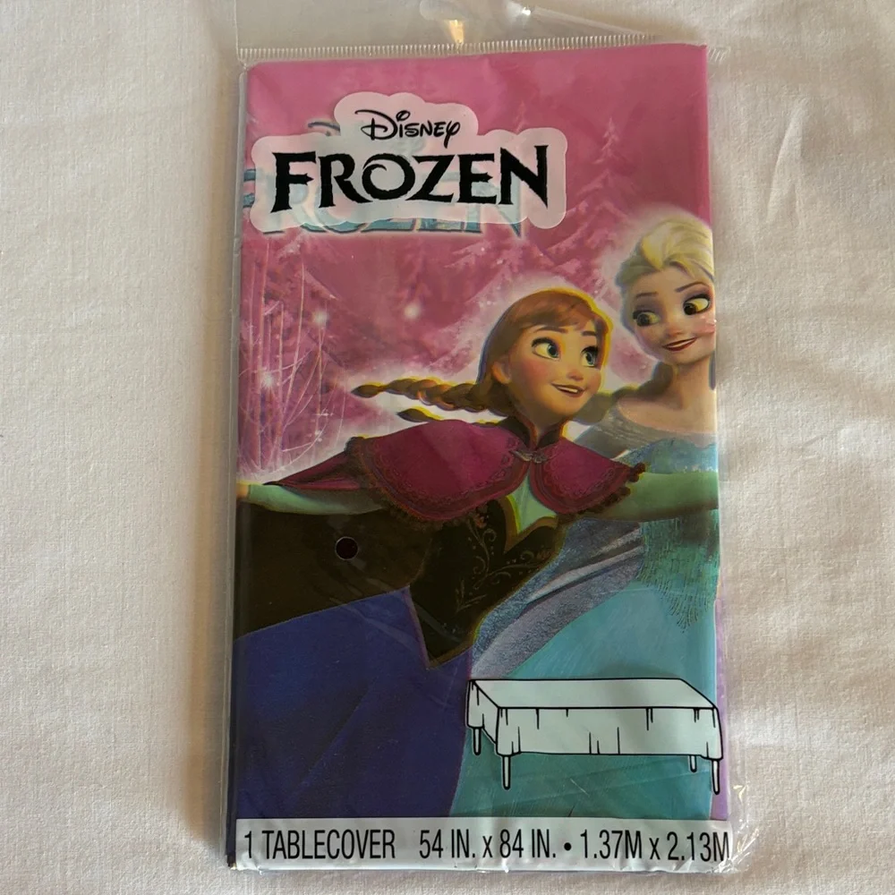 Disney Frozen Tableware Set Napkins/Tablecloths -  Lot of 3